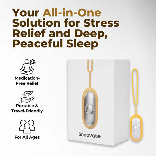 Snoovate Sleep Aid Device | The Natural Way to Relieve Stress, Anxiety & Improve Sleep