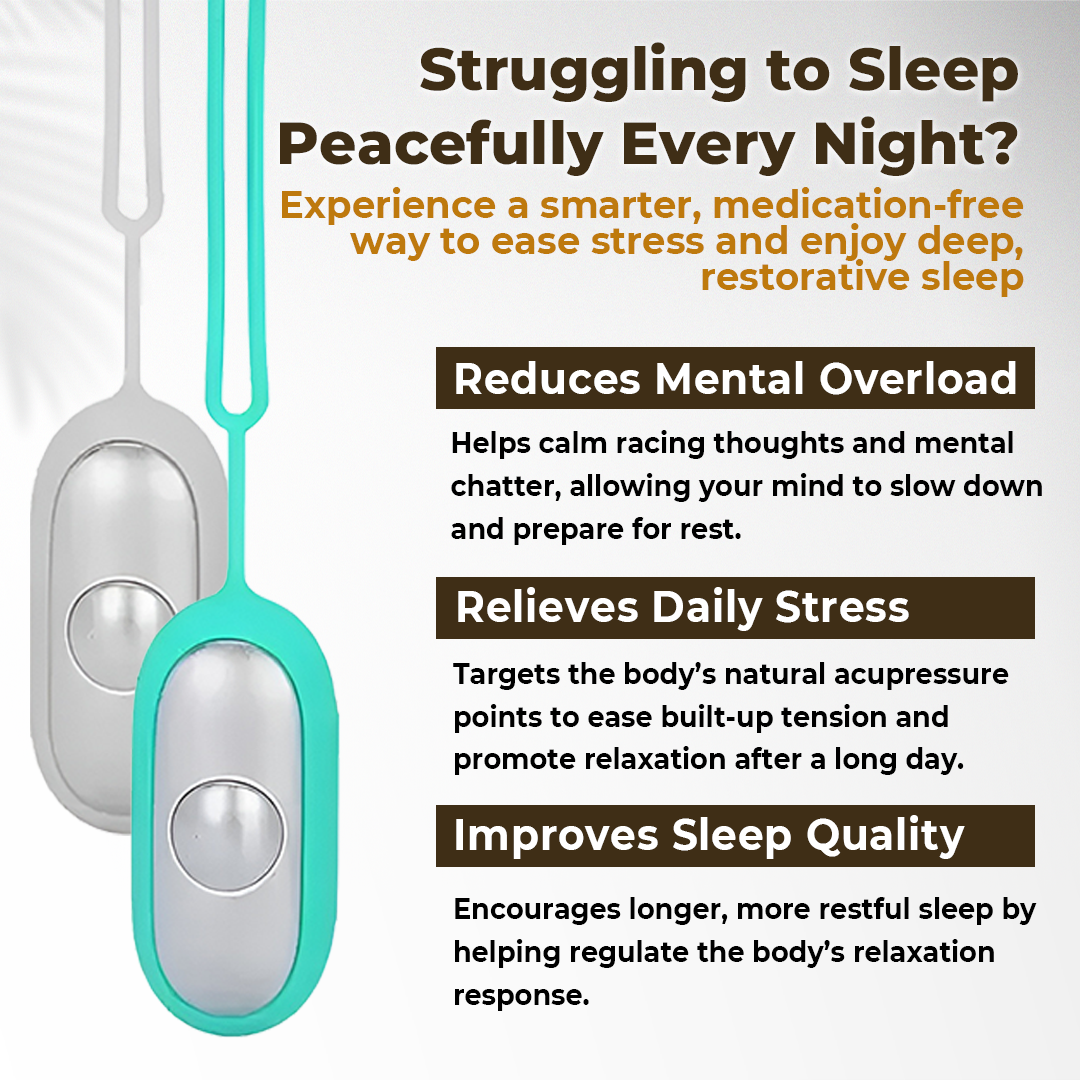 Snoovate Sleep Aid Device | The Natural Way to Relieve Stress, Anxiety & Improve Sleep