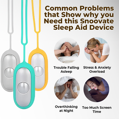 Snoovate Sleep Aid Device | The Natural Way to Relieve Stress, Anxiety & Improve Sleep